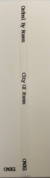 Ordeal By Roses (2) : City Of Forms (CDr, Album)