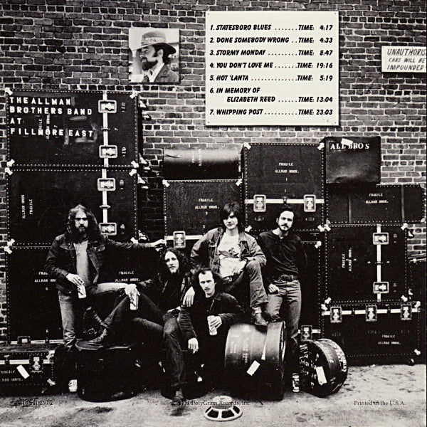 The Allman Brothers Band : The Allman Brothers Band At Fillmore East (CD, Album, RE, RM, PMD)