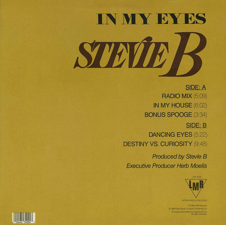 Stevie B : In My Eyes (12")