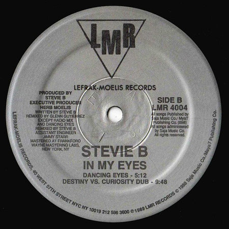 Stevie B : In My Eyes (12")