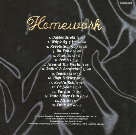 Daft Punk : Homework (CD, Album, RE)