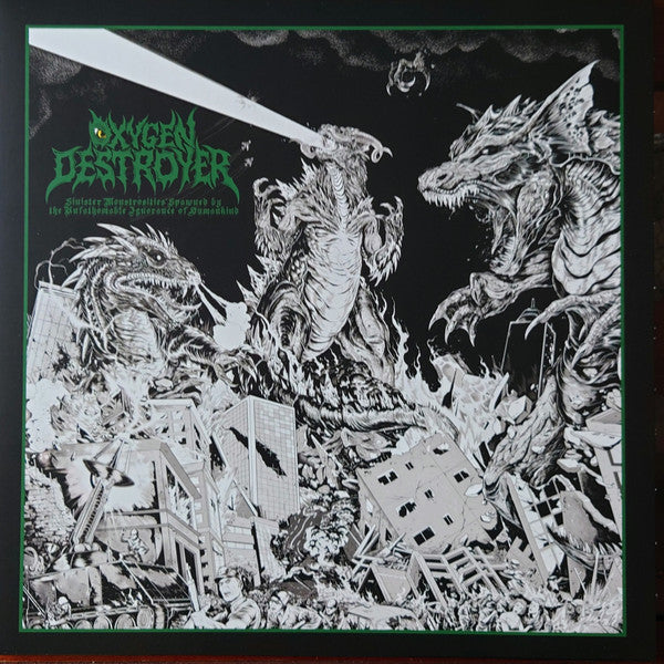 Oxygen Destroyer (3) : Sinister Monstrosities Spawned By The Unfathomable Ignorance Of Humankind (12", Album, Ltd, Cle)