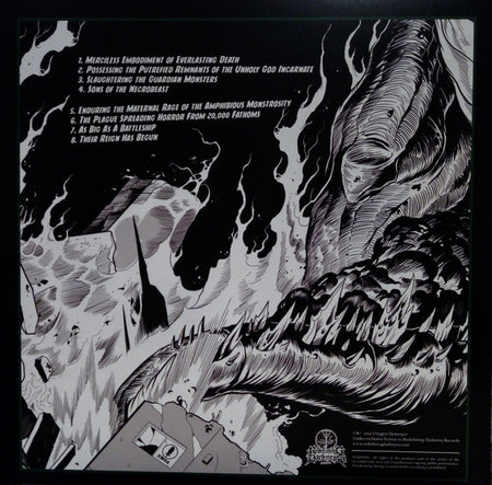 Oxygen Destroyer (3) : Sinister Monstrosities Spawned By The Unfathomable Ignorance Of Humankind (12", Album, Ltd, Cle)