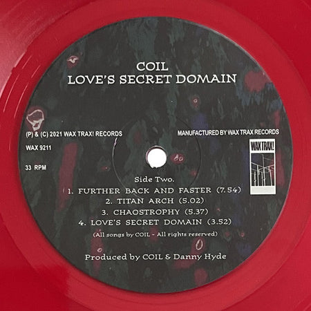 Coil : Love's Secret Domain (LP, Album, Ltd, RE, RM, Dar)
