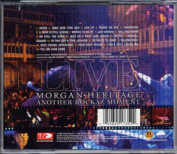 Morgan Heritage : Live Another Rockaz Moment (CD, Album)