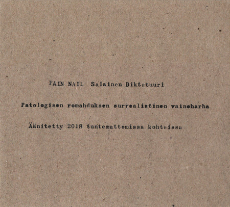 Pain Nail : Salainen Diktatuuri (CD, Album)