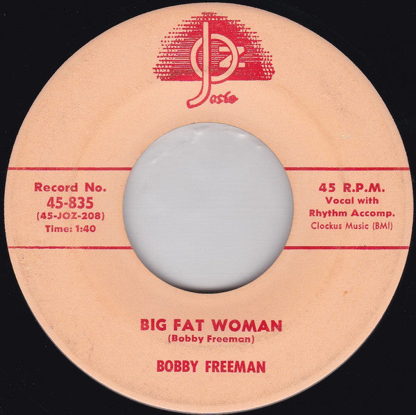 Bobby Freeman : Do You Want To Dance (7", Single, Scr)