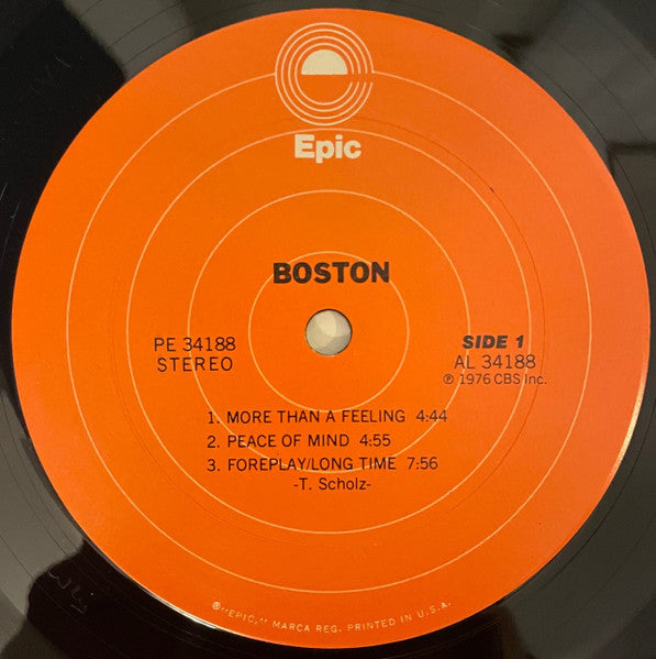 Boston : Boston (LP, Album, Ter)