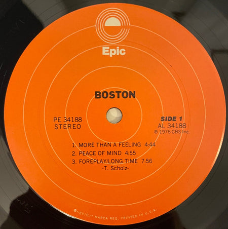 Boston : Boston (LP, Album, Ter)
