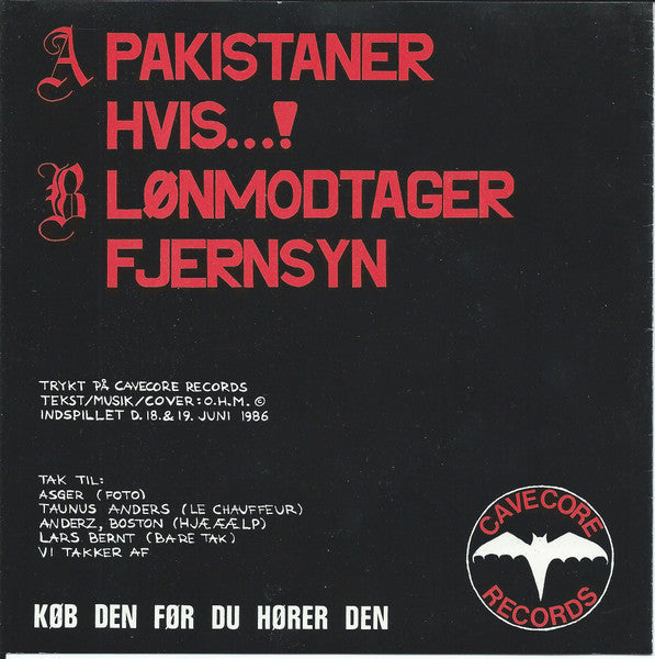 O.H.M. (3) : Cavecore (7", EP, Big)