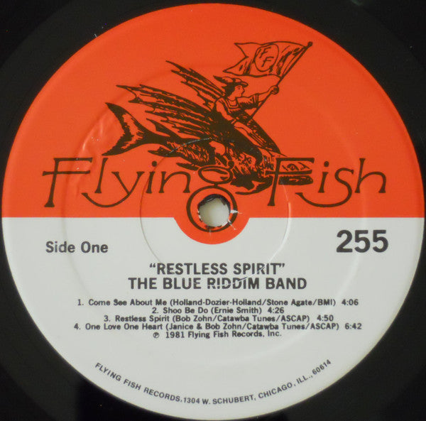 Blue Riddim Band : Restless Spirit (LP, Album)