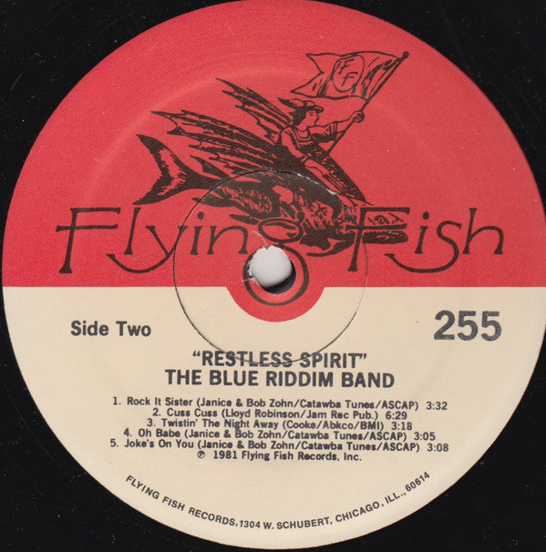 Blue Riddim Band : Restless Spirit (LP, Album)