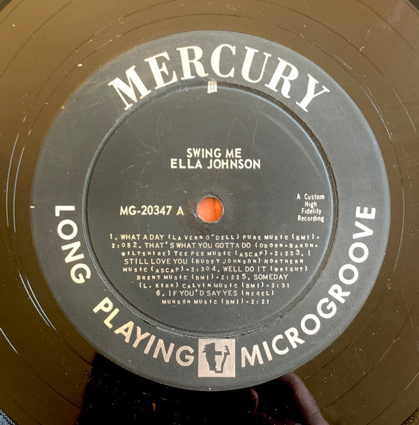 Ella Johnson With Buddy Johnson And His Orchestra : Swing Me (LP, Mono)