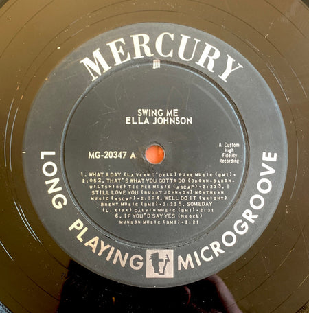 Ella Johnson With Buddy Johnson And His Orchestra : Swing Me (LP, Mono)