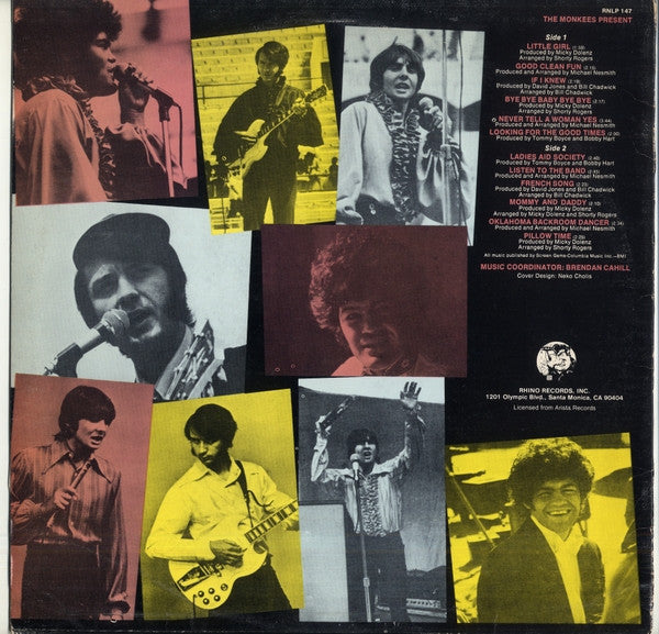The Monkees : The Monkees Present (LP, Album, RE)