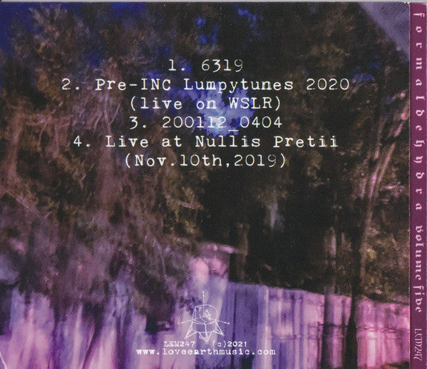 Formaldehydra : Volume Five (CD, Album)