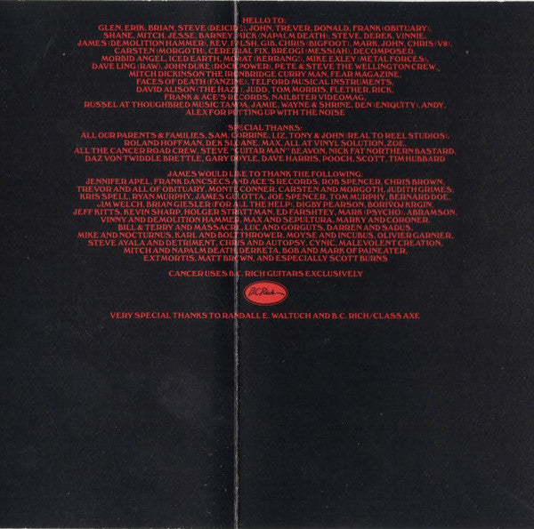 Cancer (3) : Death Shall Rise (Cass, Album)