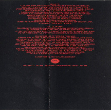 Cancer (3) : Death Shall Rise (Cass, Album)