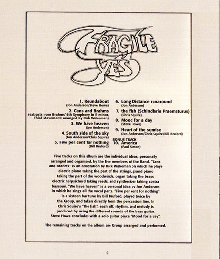 Yes : Fragile (DVD-A, Album, RE, Multichannel, Sup)