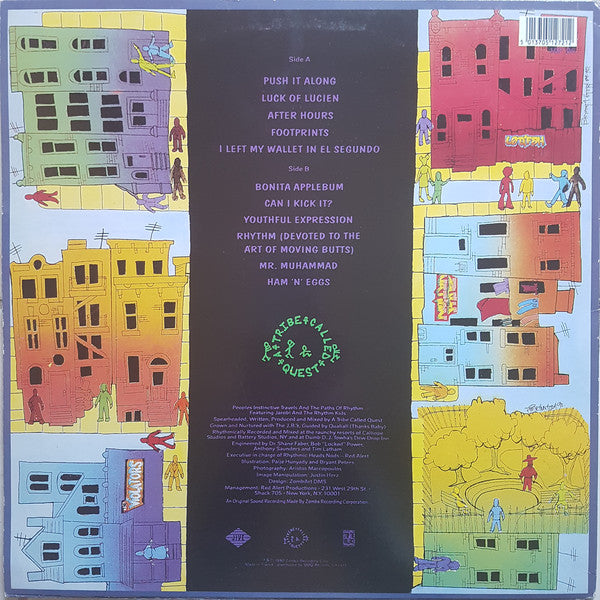 A Tribe Called Quest : People's Instinctive Travels And The Paths Of Rhythm (LP, Album)