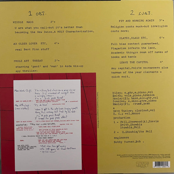 The Fall : Slates (LP, RE)