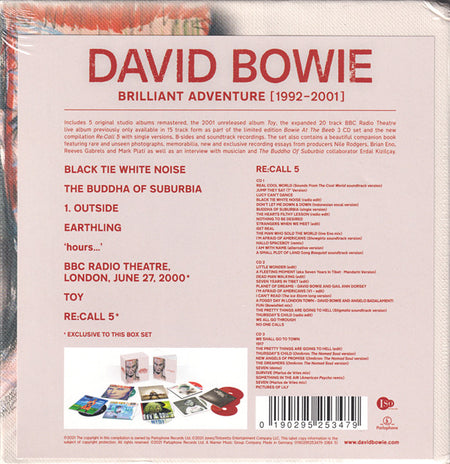 David Bowie : Brilliant Adventure [1992-2001] (Box, Comp, Ltd + CD, Album, RE, RM + CD, Album, RE)