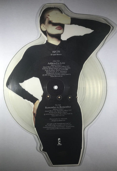 Robert Palmer : Addicted To Love (7", Shape, Pic)