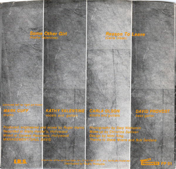 Textones* : Some Other Girl / Reason To Leave (7", Single)