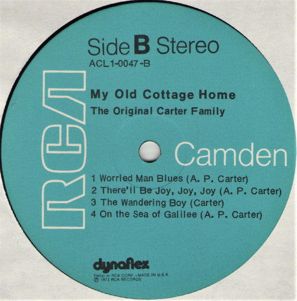 The Original Carter Family* : My Old Cottage Home (LP, Comp, RM)