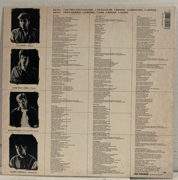 The Fixx : Reach The Beach (LP, Album, Club, Car)