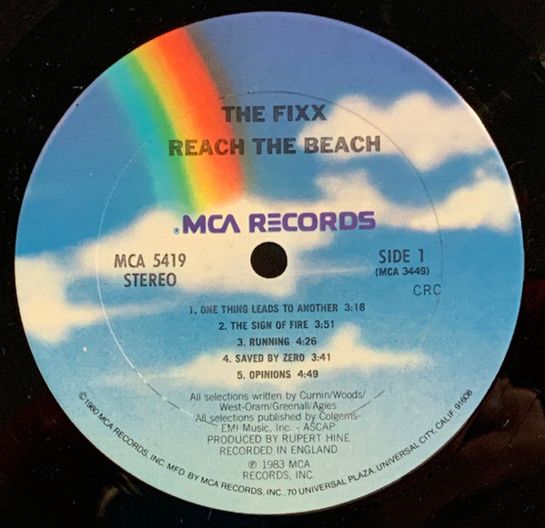 The Fixx : Reach The Beach (LP, Album, Club, Car)