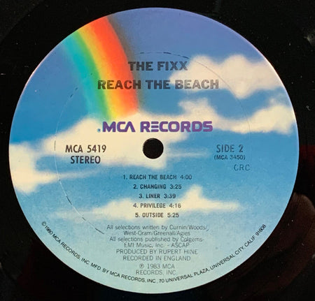 The Fixx : Reach The Beach (LP, Album, Club, Car)