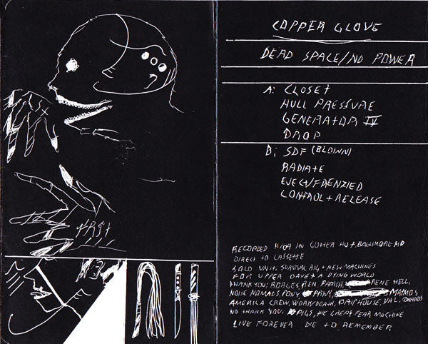 Copper Glove : Dead Space / No Power (Cass, Ltd, C26)