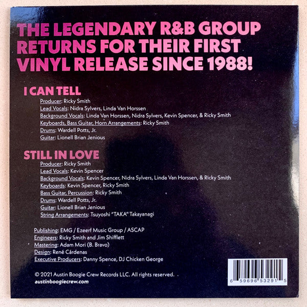 Dynasty : I Can Tell (7", Single)