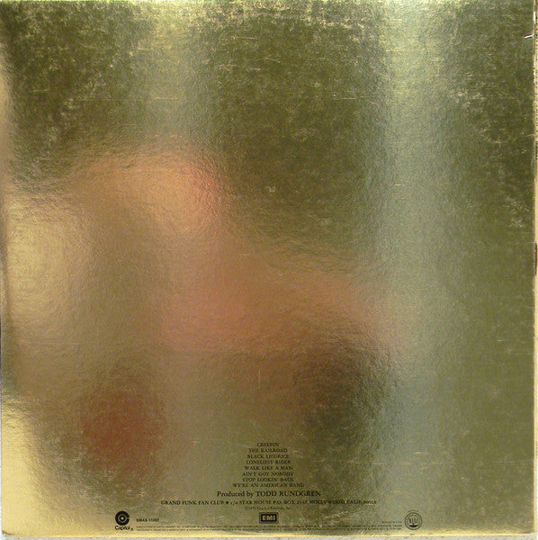 Grand Funk* : We're An American Band (LP, Album, Yel)