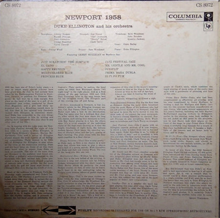 Duke Ellington And His Orchestra : Newport 1958 (LP)