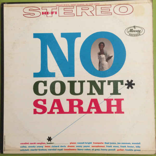 Sarah Vaughan : No Count Sarah (LP)