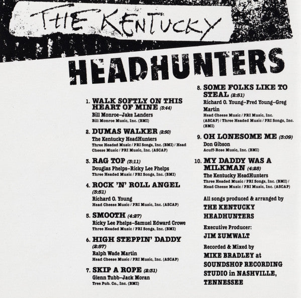 The Kentucky Headhunters : Pickin' On Nashville (CD, Club, BMG)