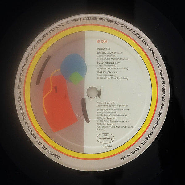 Rush : A Show Of Hands (2xLP, Album, Gat)