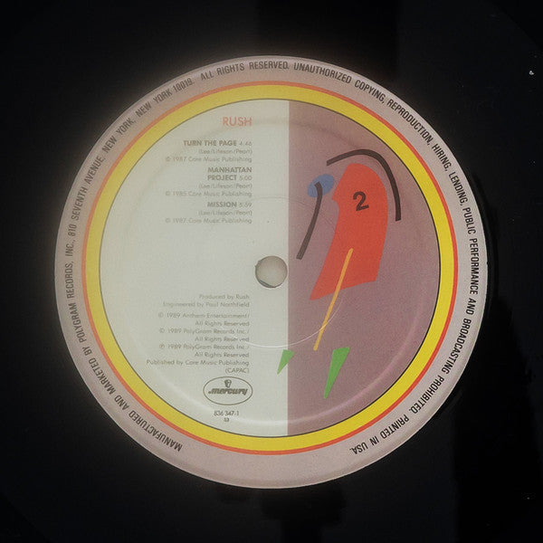 Rush : A Show Of Hands (2xLP, Album, Gat)