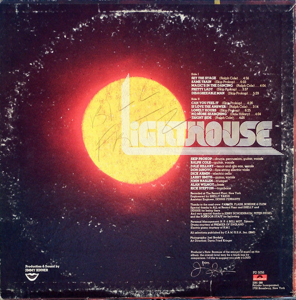 Lighthouse (2) : Can You Feel It (LP, Album)