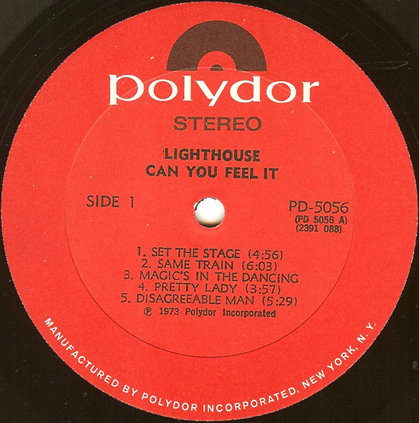 Lighthouse (2) : Can You Feel It (LP, Album)