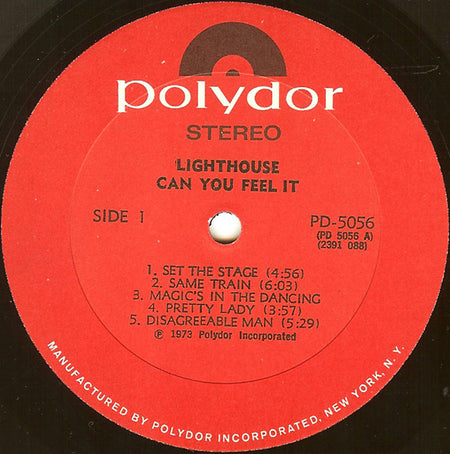 Lighthouse (2) : Can You Feel It (LP, Album)