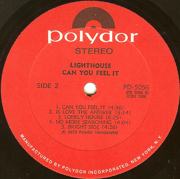 Lighthouse (2) : Can You Feel It (LP, Album)