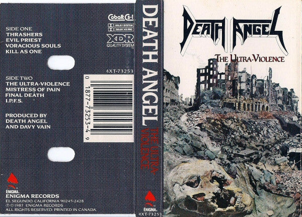 Death Angel (2) : The Ultra-Violence (Cass, Album)