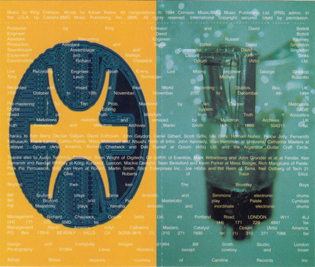 King Crimson : THRAK (Cass, Album)