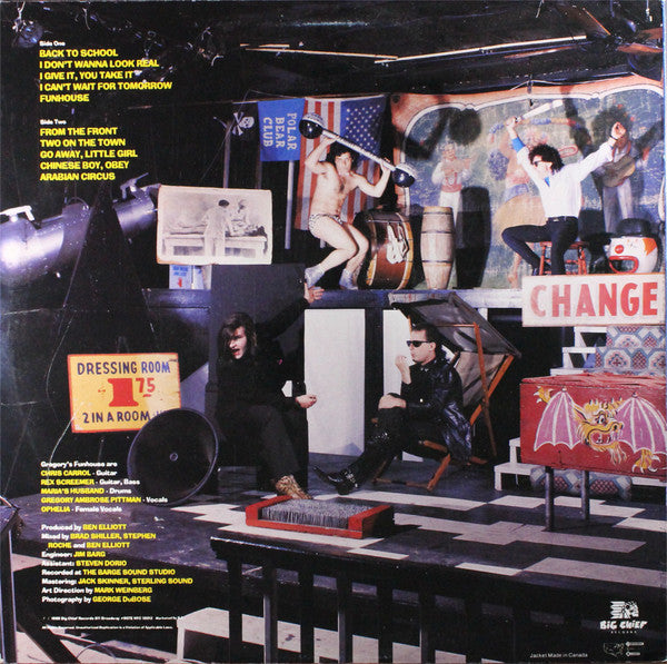 Gregory's Funhouse : Obey (LP, Album)