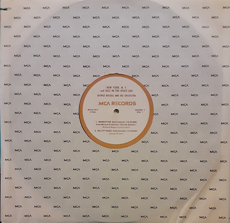 George Russell And His Orchestra* : New York, N.Y. And Jazz In The Space Age (2xLP, Comp, RE)