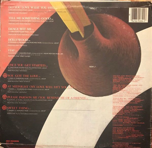 Rufus With Chaka Khan* : The Very Best Of (LP, Comp, Glo)