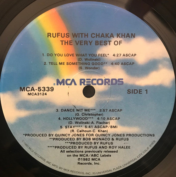 Rufus With Chaka Khan* : The Very Best Of (LP, Comp, Glo)